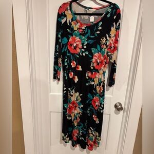 Floral Midi Dress